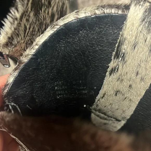 Hair on hide (cowhide) cowboy boots - Picture 5 of 9